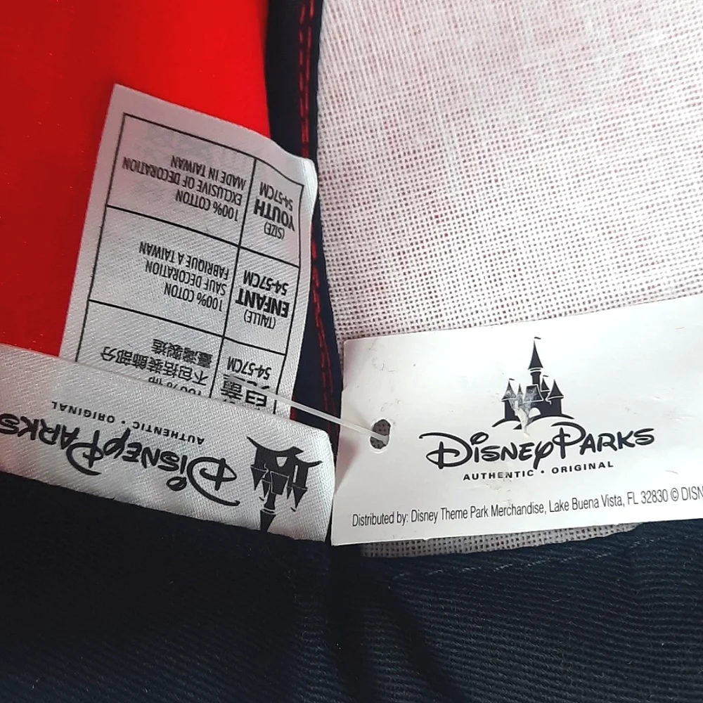 Disney Parks Resort Minnie Mouse Hat Youth OS Bow Ear Adjustable Snapback